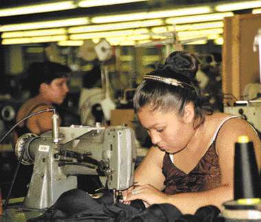 Trabajando en la maquila... M?xico